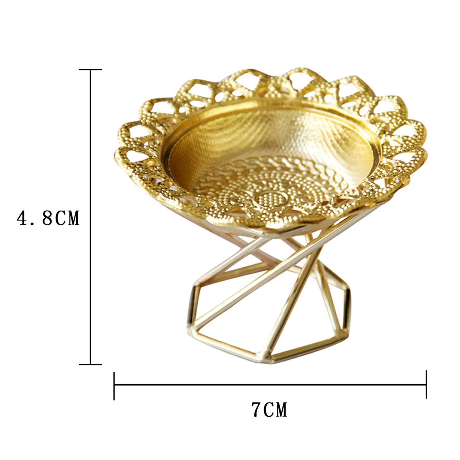 Gold Tealight Candle Holder Centerpieces Living Room Candlestick
