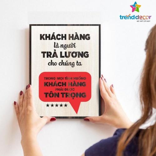 Tranh Slogan Gỗ Tranh Động Lực Trang Trí Quán Cà Phê Phong Cách Vintage