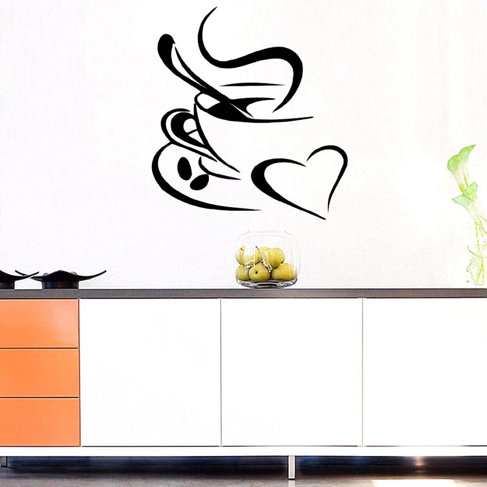 Decal trang trí tiệm cà phê