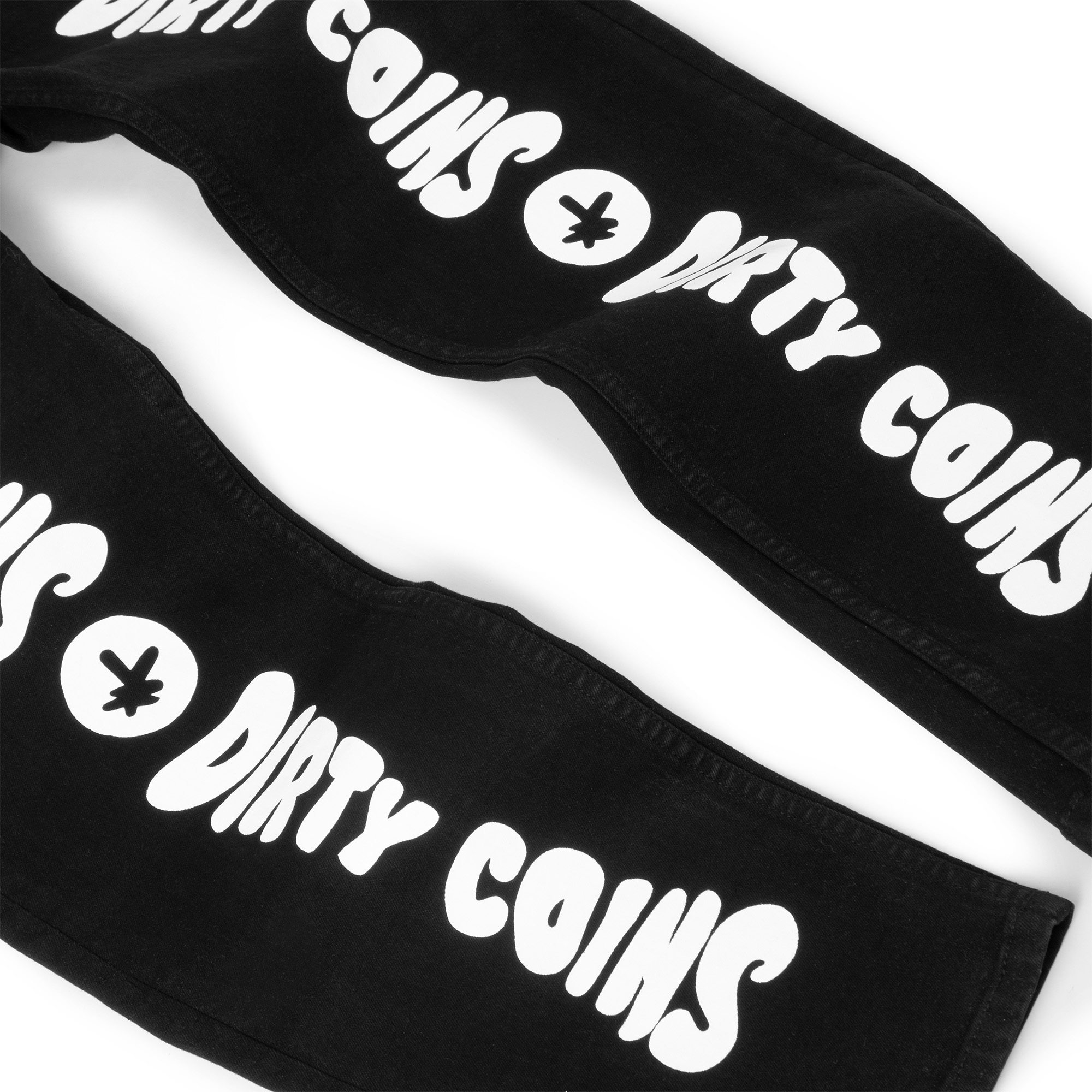 Quần DirtyCoins Cartoon Jeans - Black