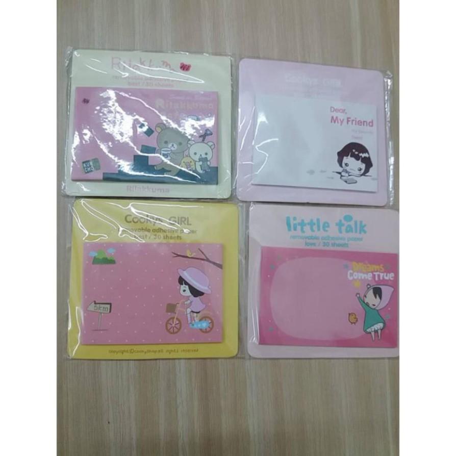 Giấy note chữ nhật little talk (xấp 20 tờ)