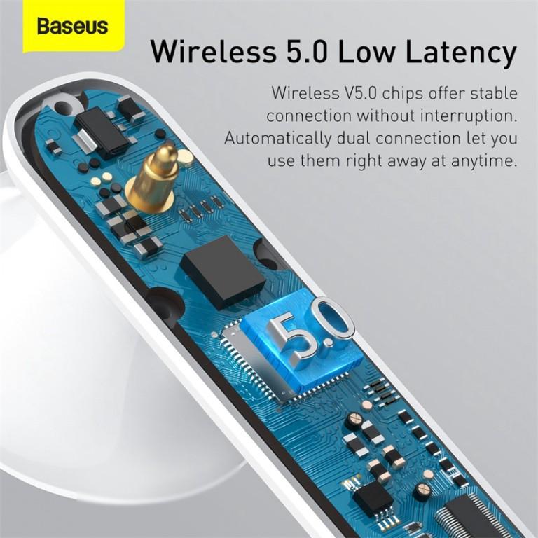 Tai nghe TWS Baseus W2 AirNora Bluetooth 5.0- hàng chính hãng.