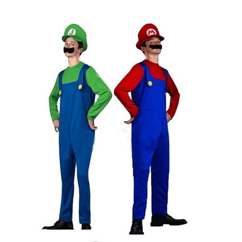 Trẻ Em Cosplay Siêu Trang Phục Anh Em Luigi Bros Thợ Sửa Ống Nước Áo Lạ Mắt Lên Trang Phục Hóa Trang Dễ Thương Cho Trẻ Em Người Lớn Trang Phục