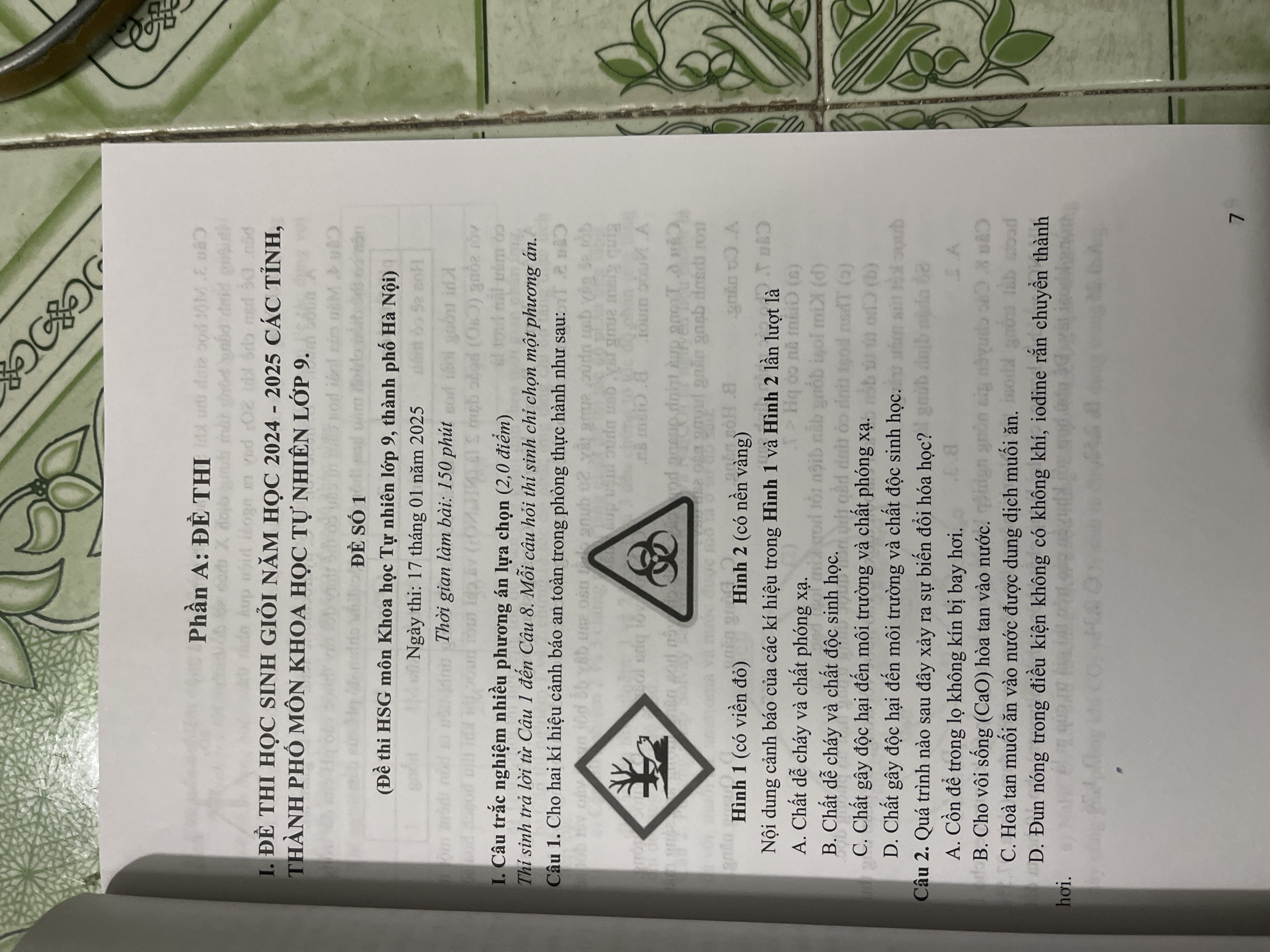 Sách - bộ đề và đáp án thi học sinh giỏi 9 và ôn thi vào lớp 10 chuyên hoá