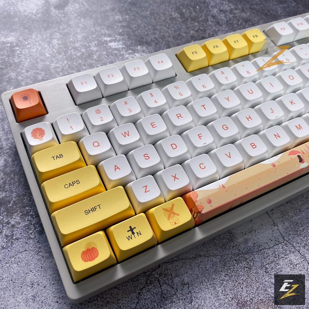 KeyCap Autumn Cho Bàn Phím Cơ Chất Liệu PBT Profile XDA 129 Phím | Gearbros