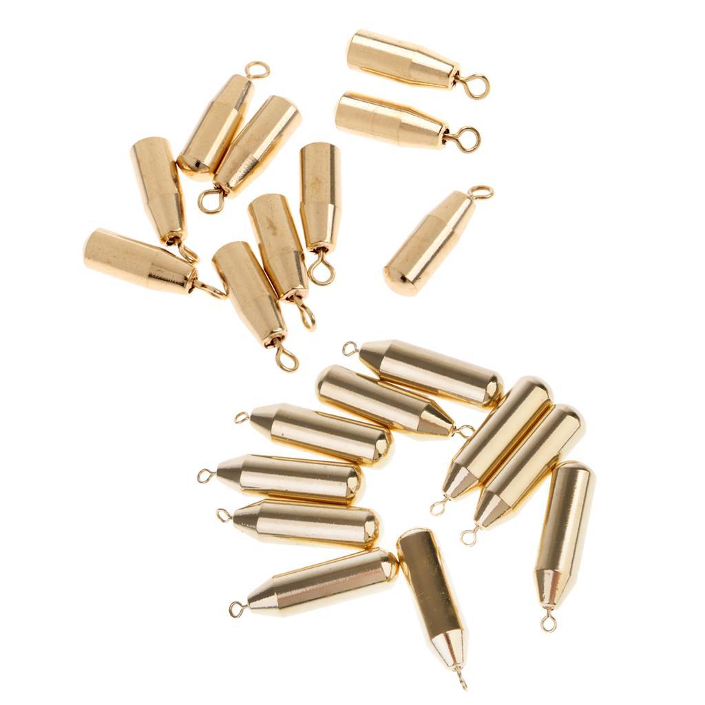 Copper Weight Sinkers /Fishing Weights Sinker Bulk Sinker Weights Kit Gold