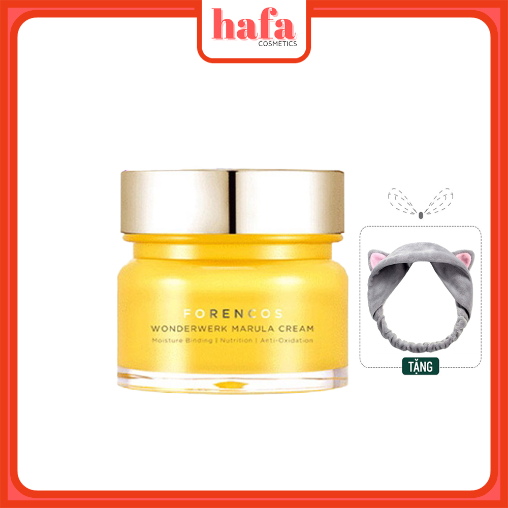 Kem Dưỡng Ẩm Sâu, Dưỡng Trắng, Căng Bóng Da Ban Đêm Forencos Wonderwerk Marula Cream 50ml