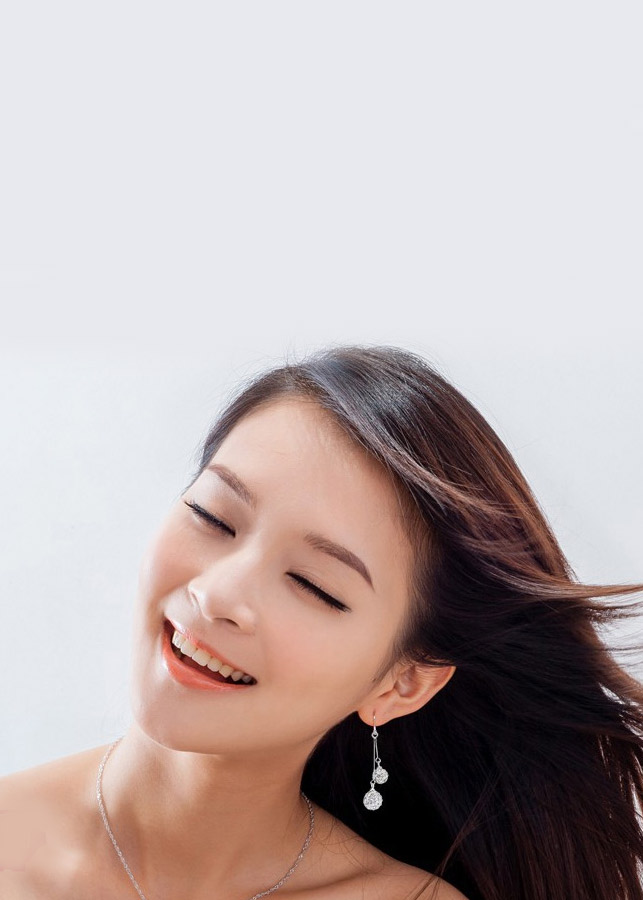 Bông tai 2 trái châu tòng ten