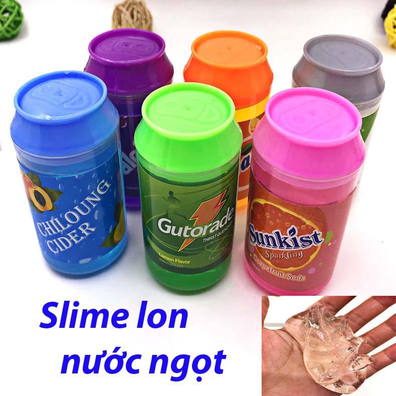 Slime chất nhầy ma quái LON NƯỚC TO mochi đẹp  shoprequalc