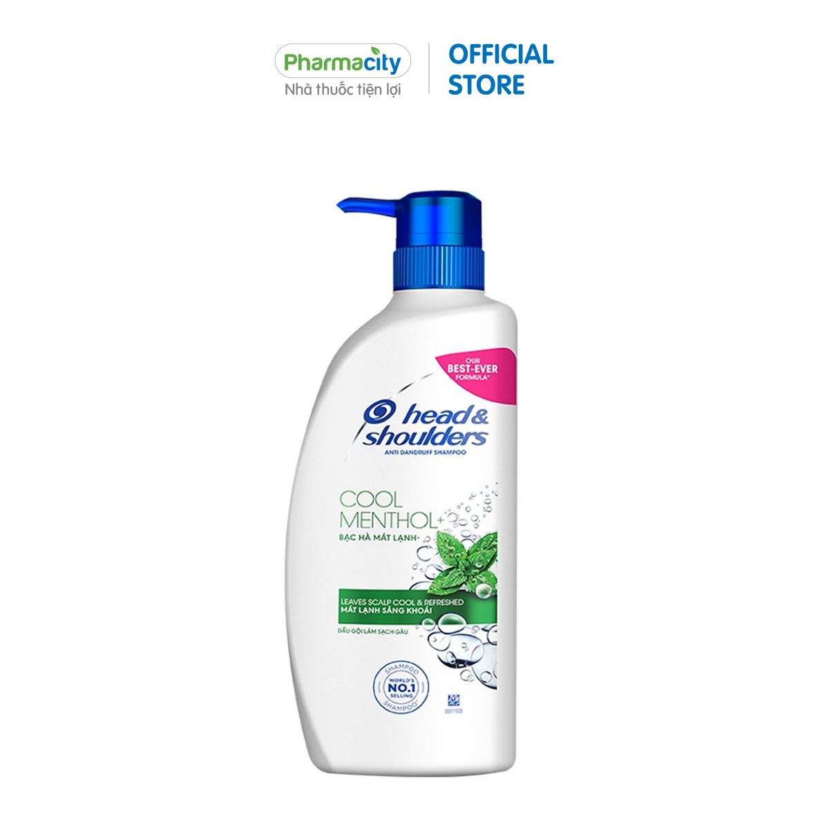 Dầu gội Head & Shoulders Ultra Men Cool Menthol Anti Dandruff Shampoo (Chai 850ml)