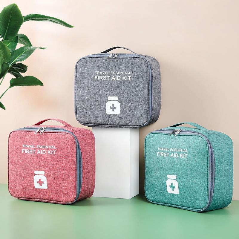Hộp thuốc dày công suất lớn Layered First Hộp sơ cứu Vải di động