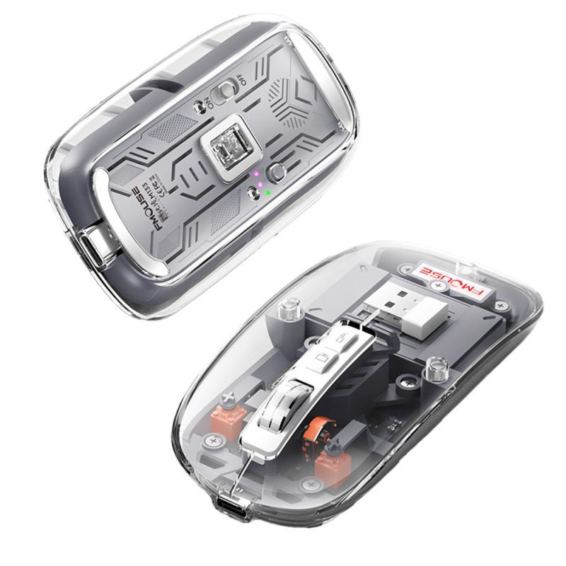 Chuột Bluetooth Không Dây Goojodoq Dpi Cho Laptop iPad Sạc Im Lặng Điện Thoại Máy Tính Bảng Máy Tính Để Bàn Android