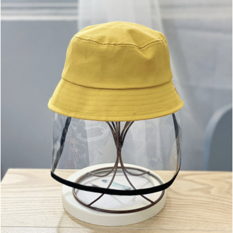 Mũ nón bucket kèm kính chống khói bụi vi khuẩn cho bé Basic
