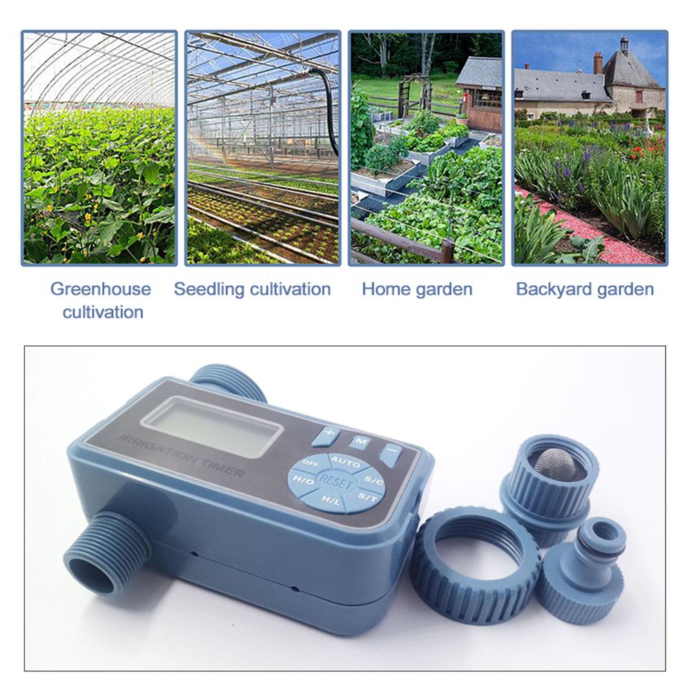 LCD Screen Garden Irrigation Control Device Auto Water Saving Irrigation Controller Digital Plant Watering Timer