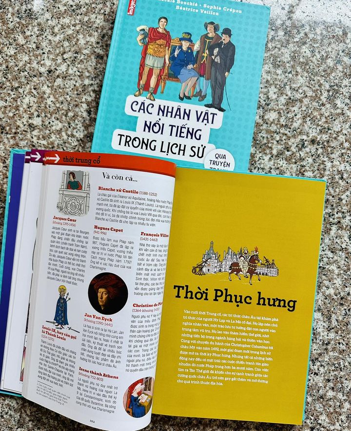 Các nhân vật nổi tiếng trong lịch sử qua truyện tranh