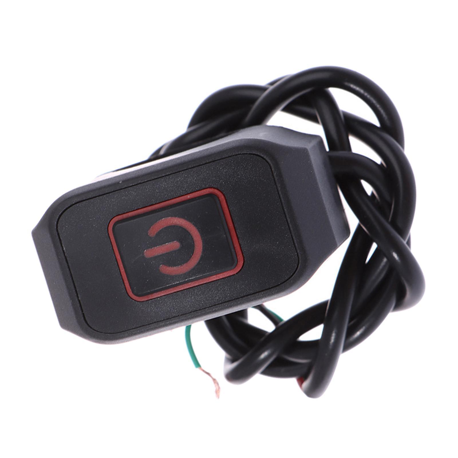 Motorbike Switch Handlebar Mount Modified Red Light