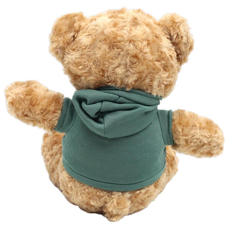 Thú Bông Gấu Teddy Nâu Nhạt 40 cm - ZooZoo 40240 - Mặc Áo Hoodie Super Bear