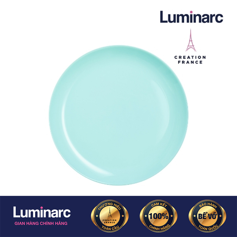 Bộ 6 Đĩa TT Luminarc Diwali Light Turquoise 25cm-LUDIP2611