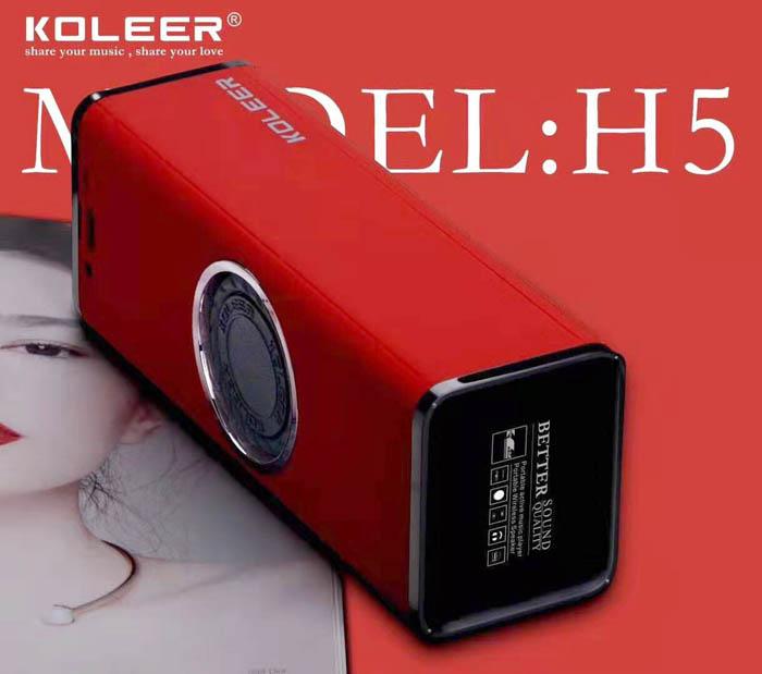 Loa bluetooth KOLEER bass căng đét - Đẳng cấp vượt trội - Âm thanh hay, trầm, ấm, kiểu dáng đẹp - Hàng chính hãng