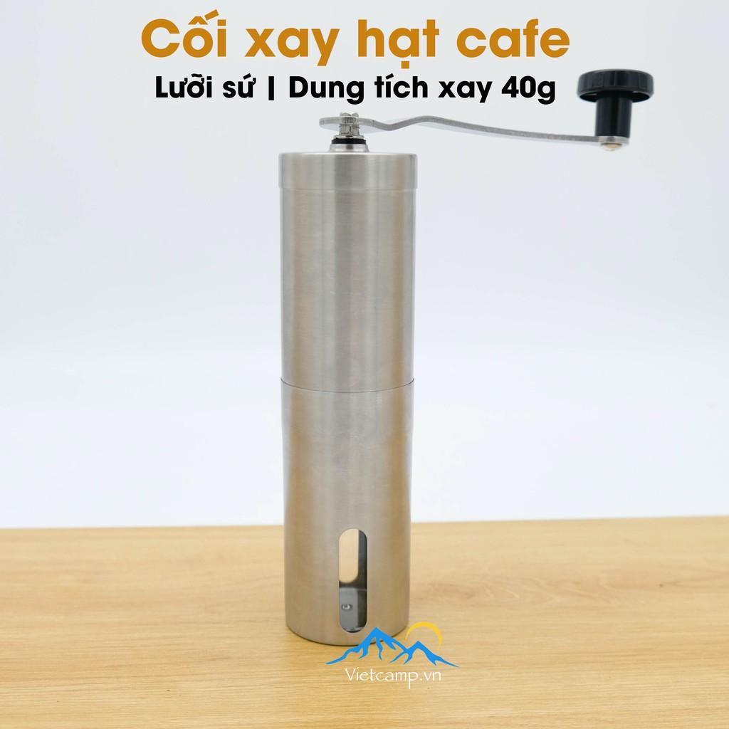 Máy xay bột cafe cầm tay 40g Trắng - Lưỡi xay sứ