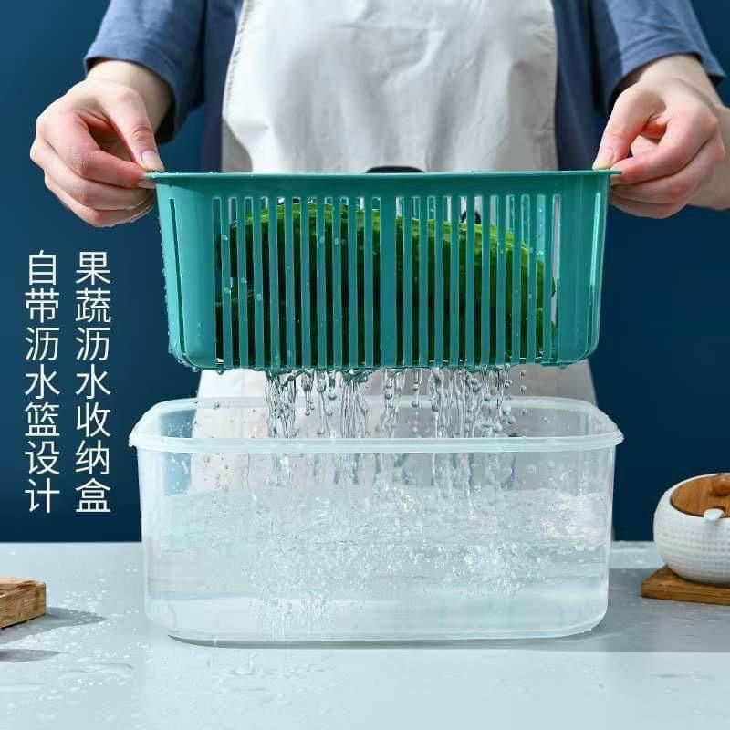 SET 5 HỘP ĐỰNG ĐỒ TỦ LẠNH ĐA NĂNG 2 LỚP CAO CẤP CÓ NẮP ĐẬY ĐỰNG THỰC PHẨM