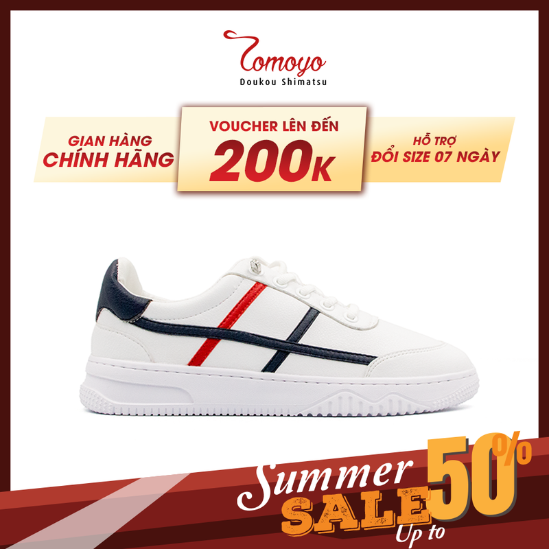 Giày Sneaker Nữ TOMOYO Da Microfiber &quot;SIÊU NHẸ&quot; TMW31007