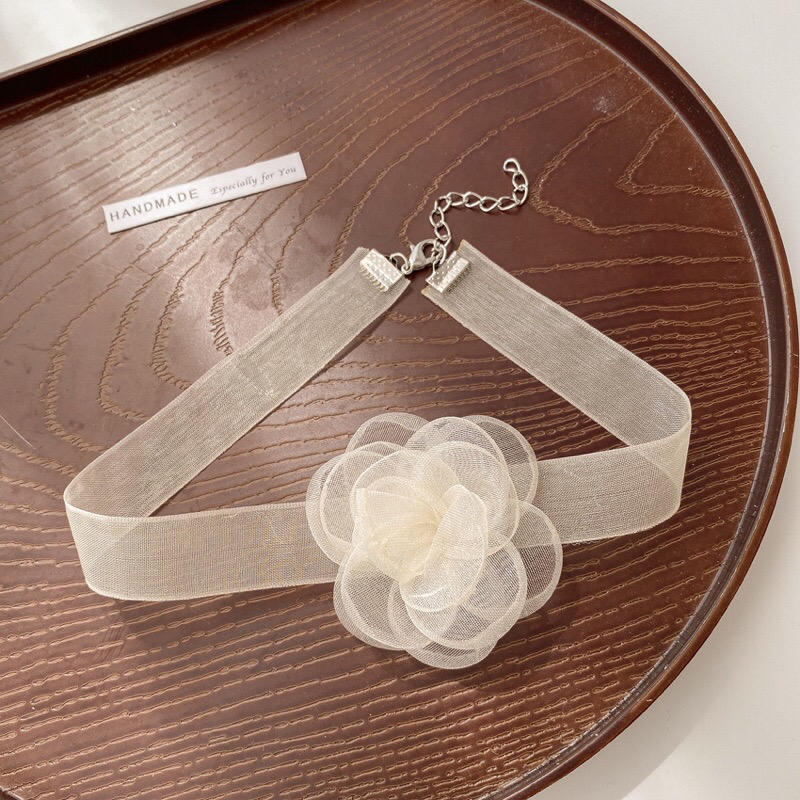 Vòng Cổ Choker Hoa Sang Chảnh Tiểu Thư
