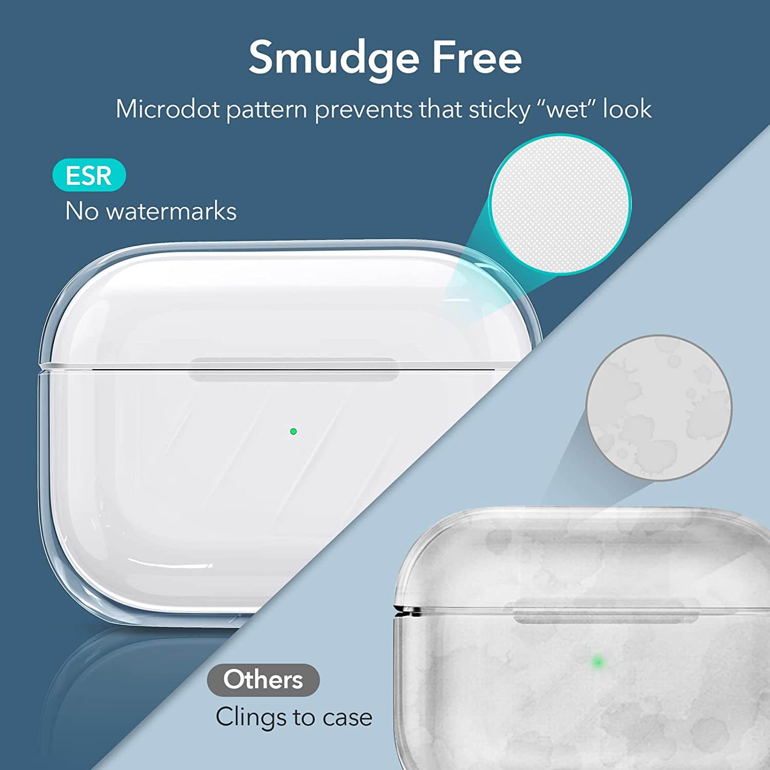 Bao Case cho AirPods Pro 2 ESR Air Ripple Carrying Case - Hàng Chính Hãng