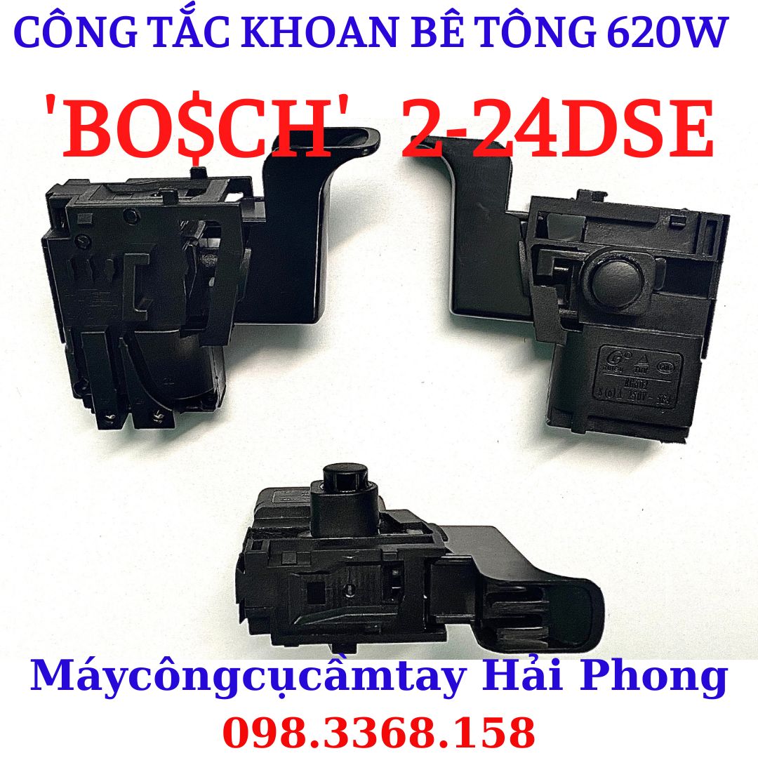 Công tắc máy khoan dùng cho 'BO.S.CH' 3chức năng , 'ZhongTai' , 'FEG'... 6A -100V/250V -50/60Hz
