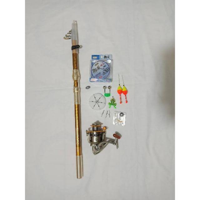 Bộ cần câu rút shimano máy 7000