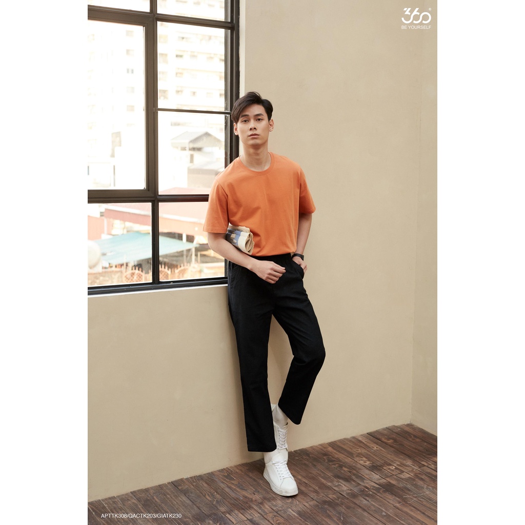 [GIẢM SỐC] Quần âu nam dáng crop trẻ trung thương hiệu 360 Boutique chất liệu cotton lạnh mỏng nhẹ - QACOL003