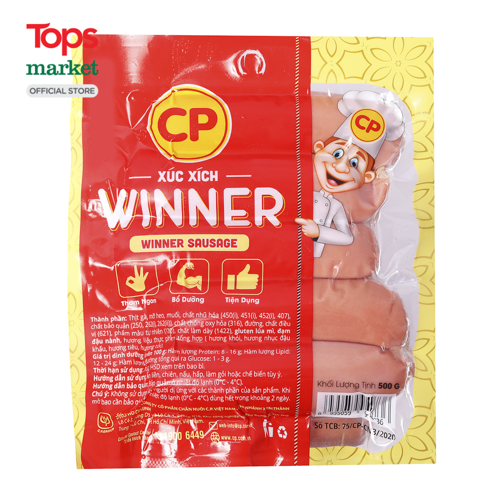 Xúc Xích Winner Cp 500G