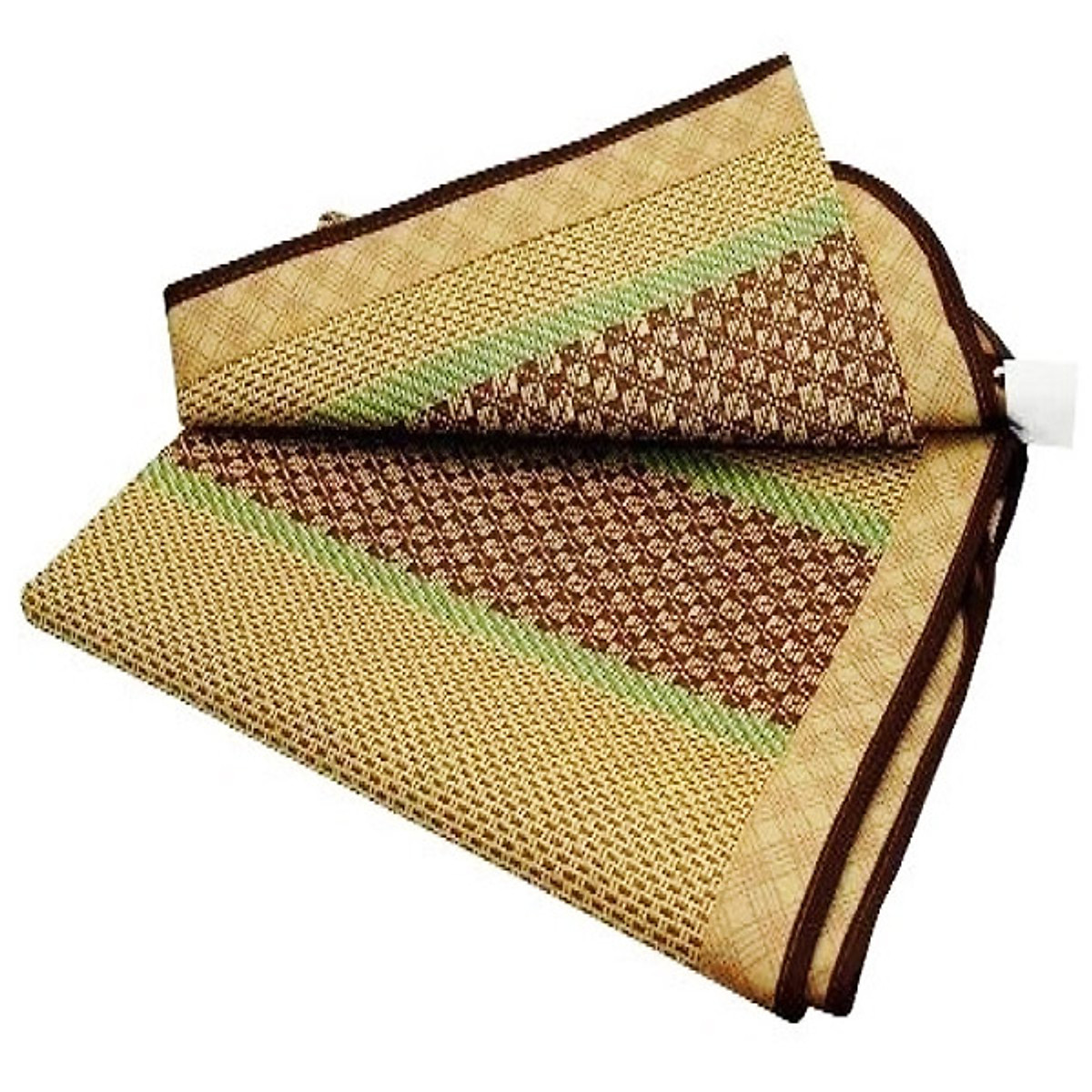 Chiếu điều hòa sợi mây tre đan tổng hợp lót vải không dệt cao cấp hàng xuất khẩu 2 mặt giá rẻ 1m2 1m6 1m8 D Danido