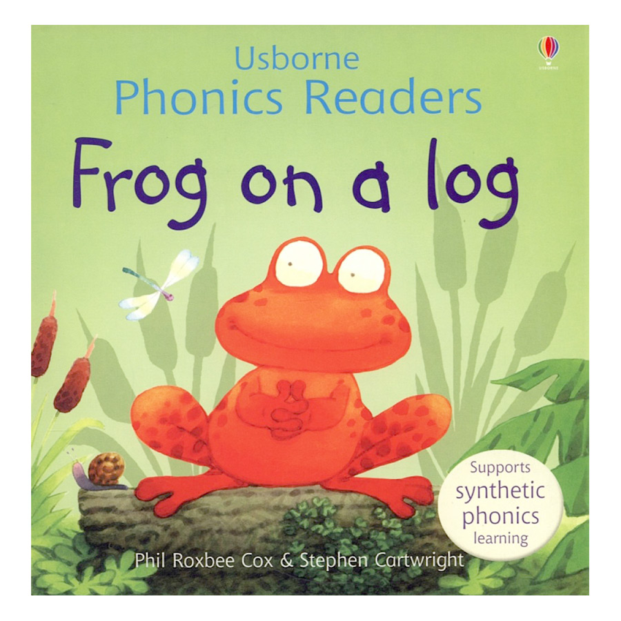 Usborne Frog on a log