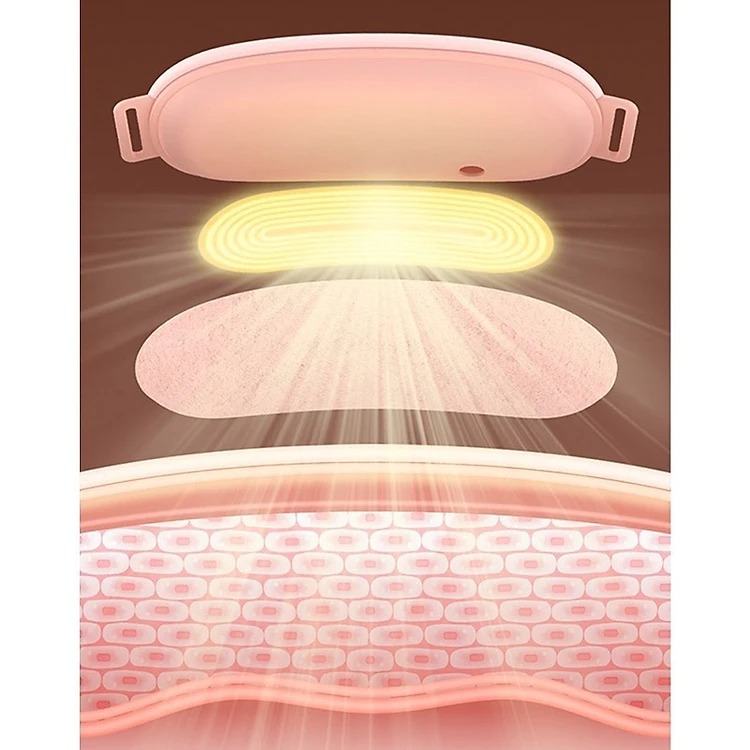Đai Massage Bụng Kinh Chườm Nóng 5 Cấp Độ Giảm Đau Khi Đến Kỳ Kinh Nguyệt Cho Phụ Nữ