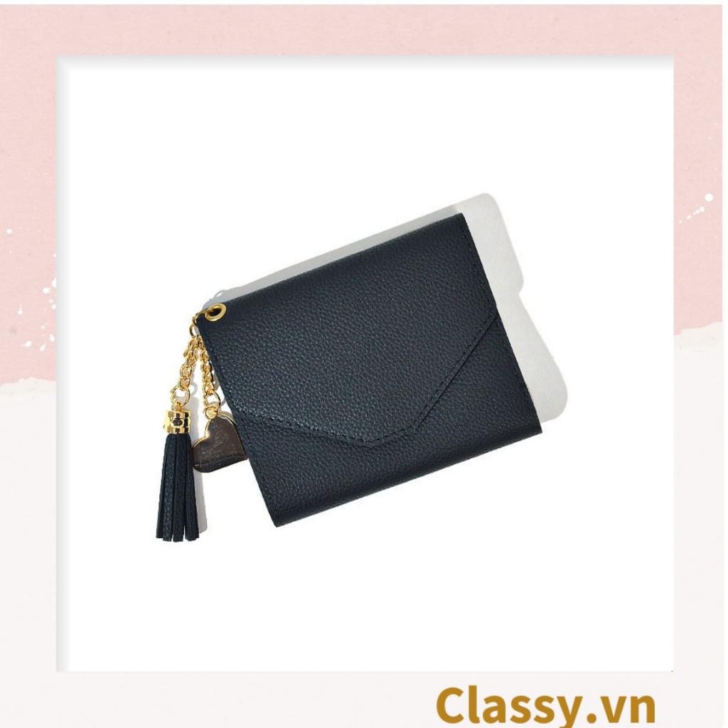 Ví nữ Classy mini cao cấp ngắn cute dễ thương nhỏ gọn bỏ túi thời trang