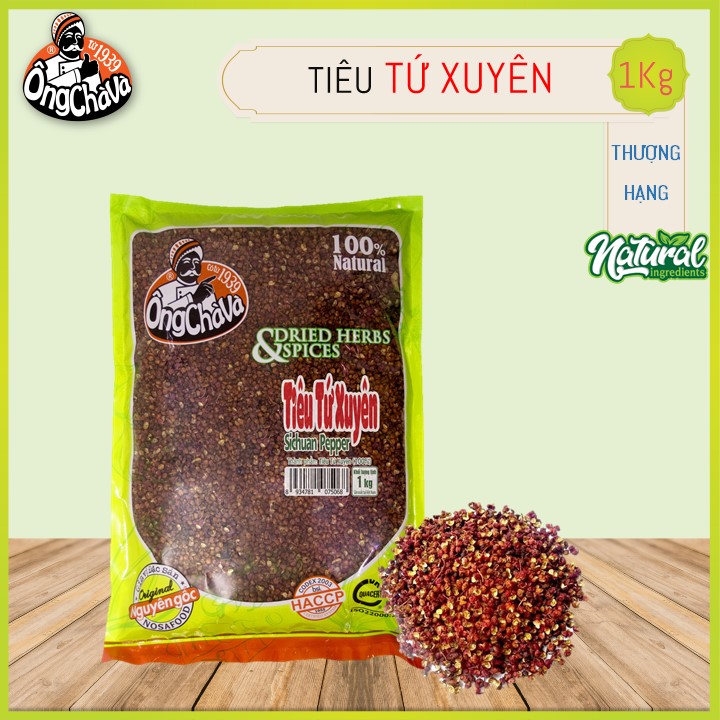 Tiêu Tứ Xuyên Ông Chà Và 1kg - Thượng hạng (Sichuan pepper)