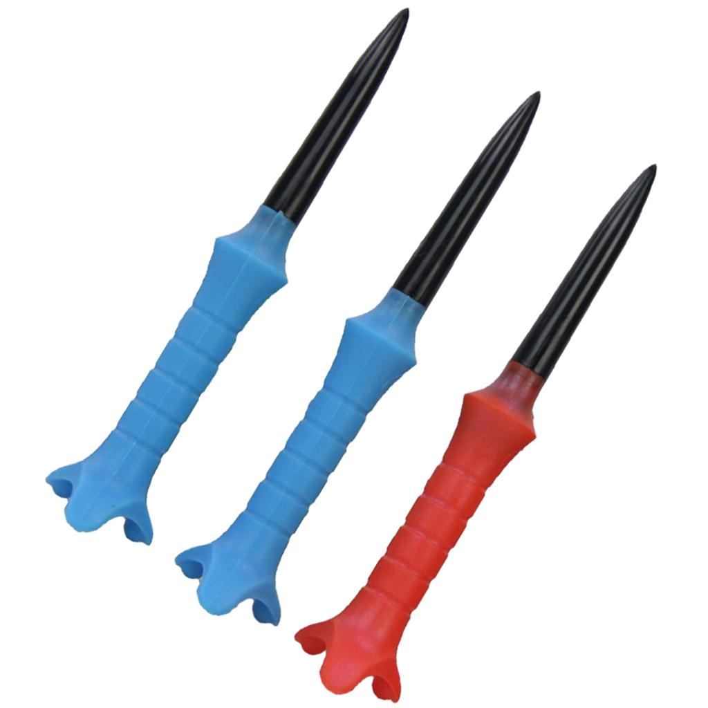 3pcs/Set Professional Golf Tee Guide Magnetic Rotatable Tees Replacement Assorted 80/76mm