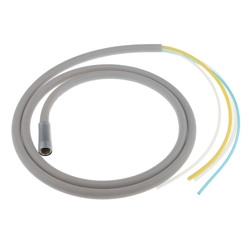 4 Holes Silicone Tubing Hose Tube Connector for Dentist High Speed/Air Turbine Motor Handpiece