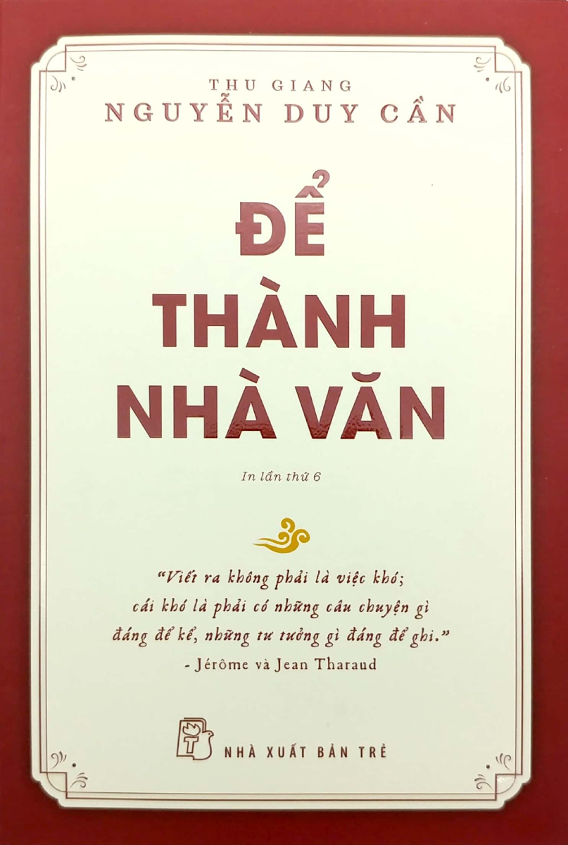 Để Thành Nhà Văn 	_TRE