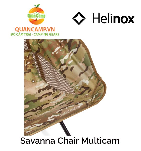 Ghế dã ngoại xếp gọn Helinox Savanna Chair Multicam