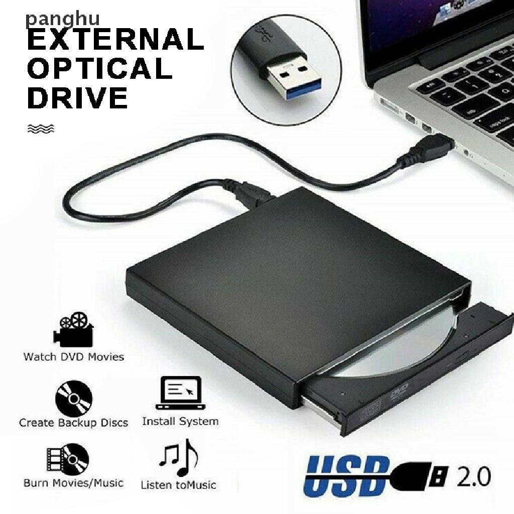 Ổ Đĩa Ngoài USB 2.0 Đọc Đĩa DVD RW Tiện Dụng