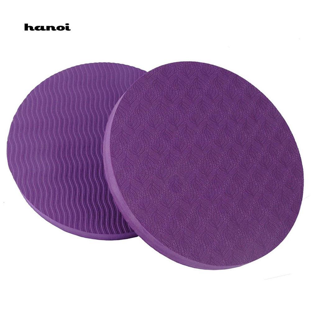 2 đệm tròn bảo vệ đầu gối khi tập yoga / thể dục