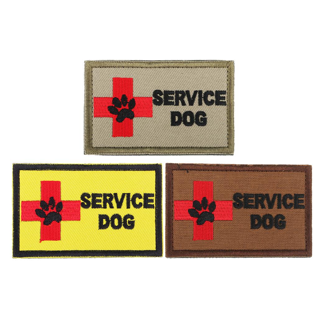 SERVICE DOG Embroidery Patch Sew-on Armband Applique Badge for Outdoor Bags Decoration