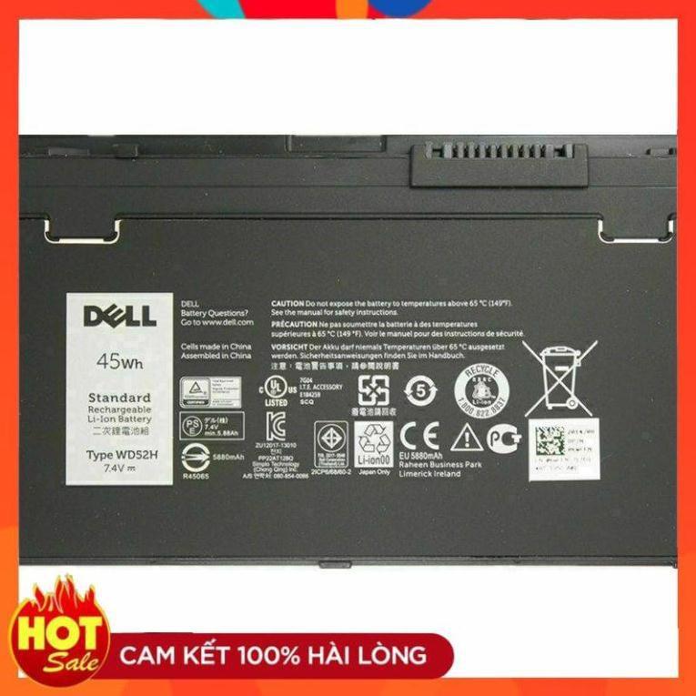 Pin Dùng Cho Laptop DELL E7240 4 CELL Latitude 12 7000 E7240 GVD76 HJ8KP NCVF0 WD52H Cell dẹp Bảo hành 6 tháng