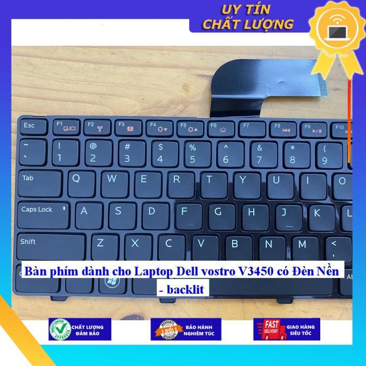 Bàn phím dùng cho Laptop Dell vostro V3450 có Đèn Nền - Hàng Nhập Khẩu New Seal
