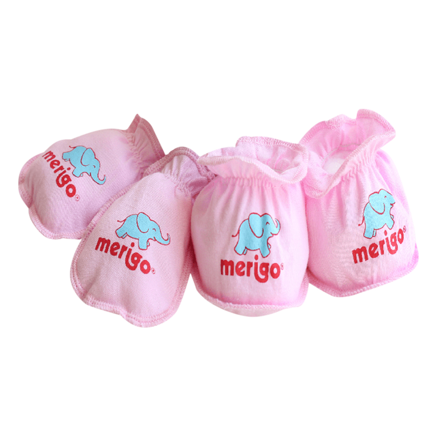 Bộ Chăm Sóc Trẻ Sơ Sinh Merigo Bông Bạch Tuyết TP-BABY06 - Hồng