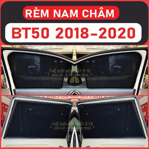 Rèm che nắng nam châm Xe Mazda Bt50 Bộ 4 tấm chắn nắng chuẩn form xe, nam châm hút mạnh