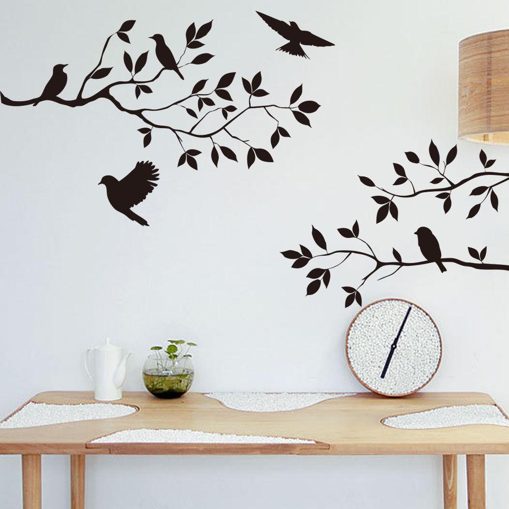 Nhãn dán tường chi nhánh, DIY Tủ có thể tháo rời nghệ thuật Decal Bức tranh tường và hình nền stick cho phòng ngủ, phòng khách và trang trí