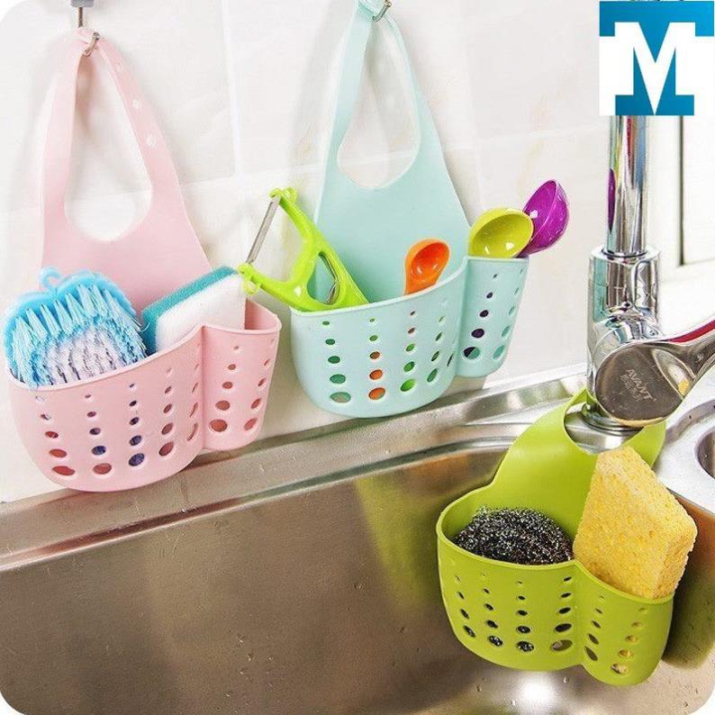 Giỏ nhựa dẻo đựng đồ ở bồn rửa bát